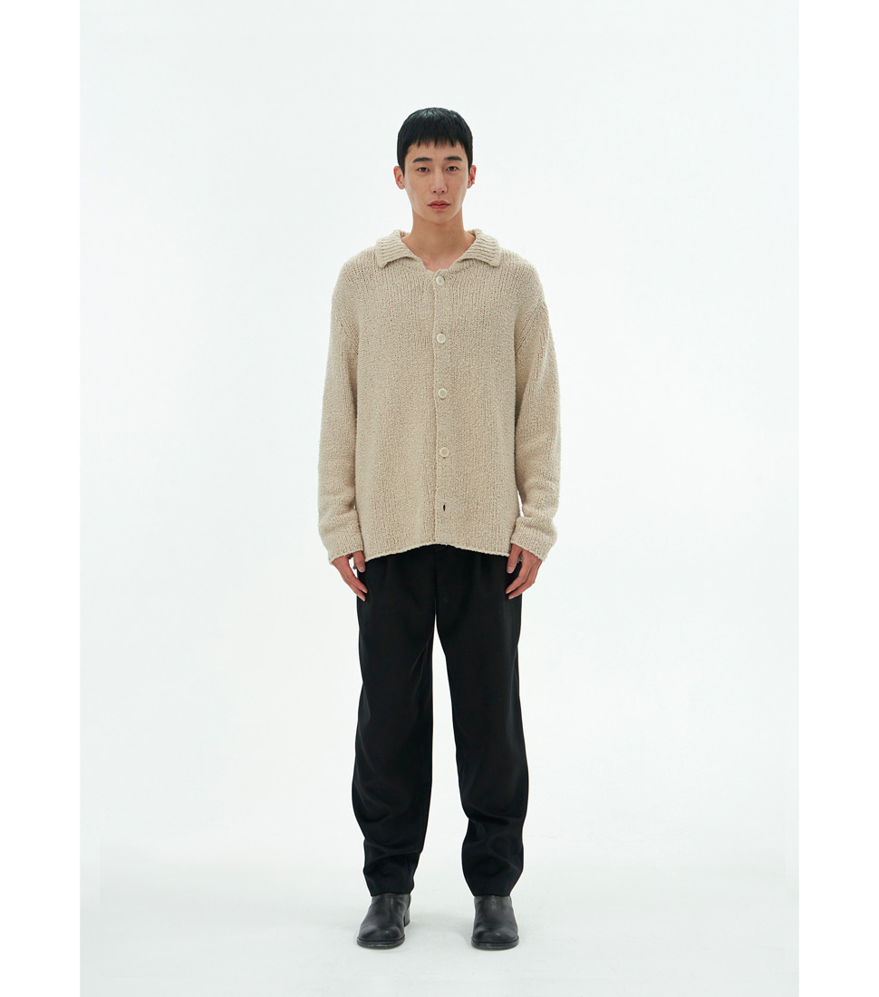 [AMOMENTO] BUTTON UP CARDIGAN&#039;BEIGE&#039;