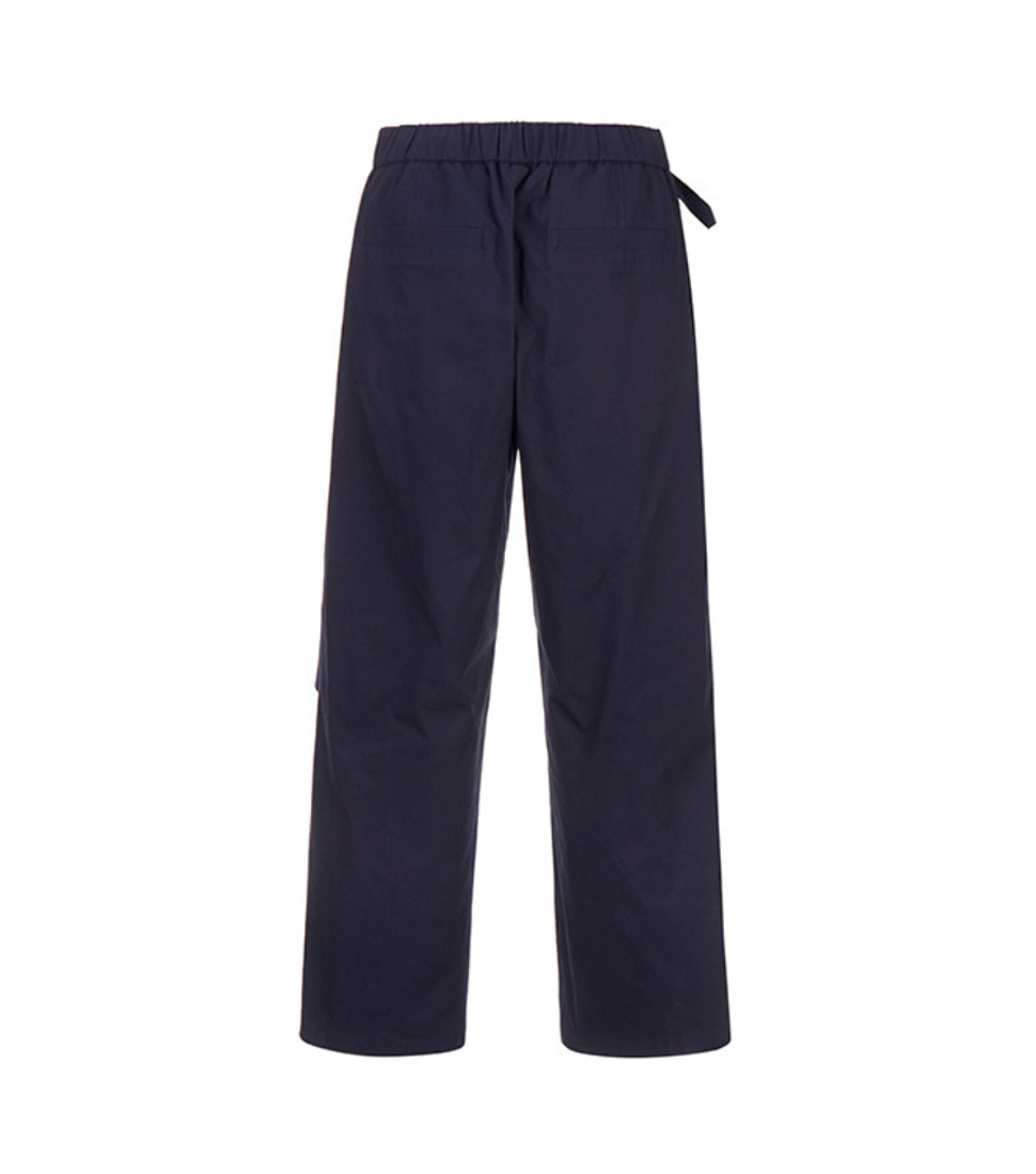 [LE17SEPTEMBRE] BELTED BAND PANTS&#039;NAVY&#039;