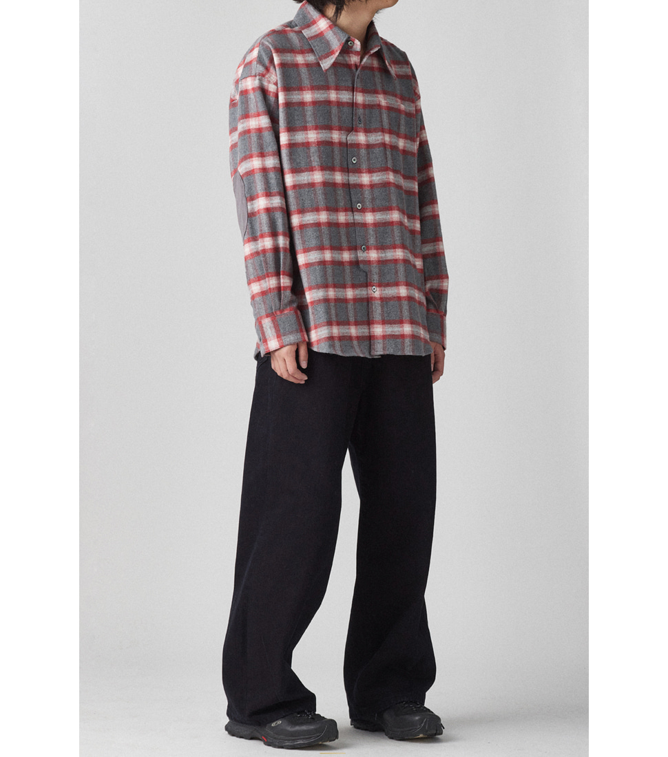 [HATCHINGROOM]ARCHIVE SHIRT&#039;FLANNEL RED CHECK&#039;