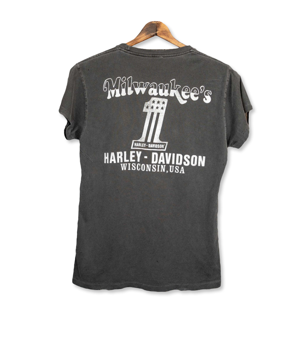 [MADEWORN]HARLEY DAVIDSON LIVE TO RIDE, RIDE TO LIVE&#039;BLACK PIGMENT’