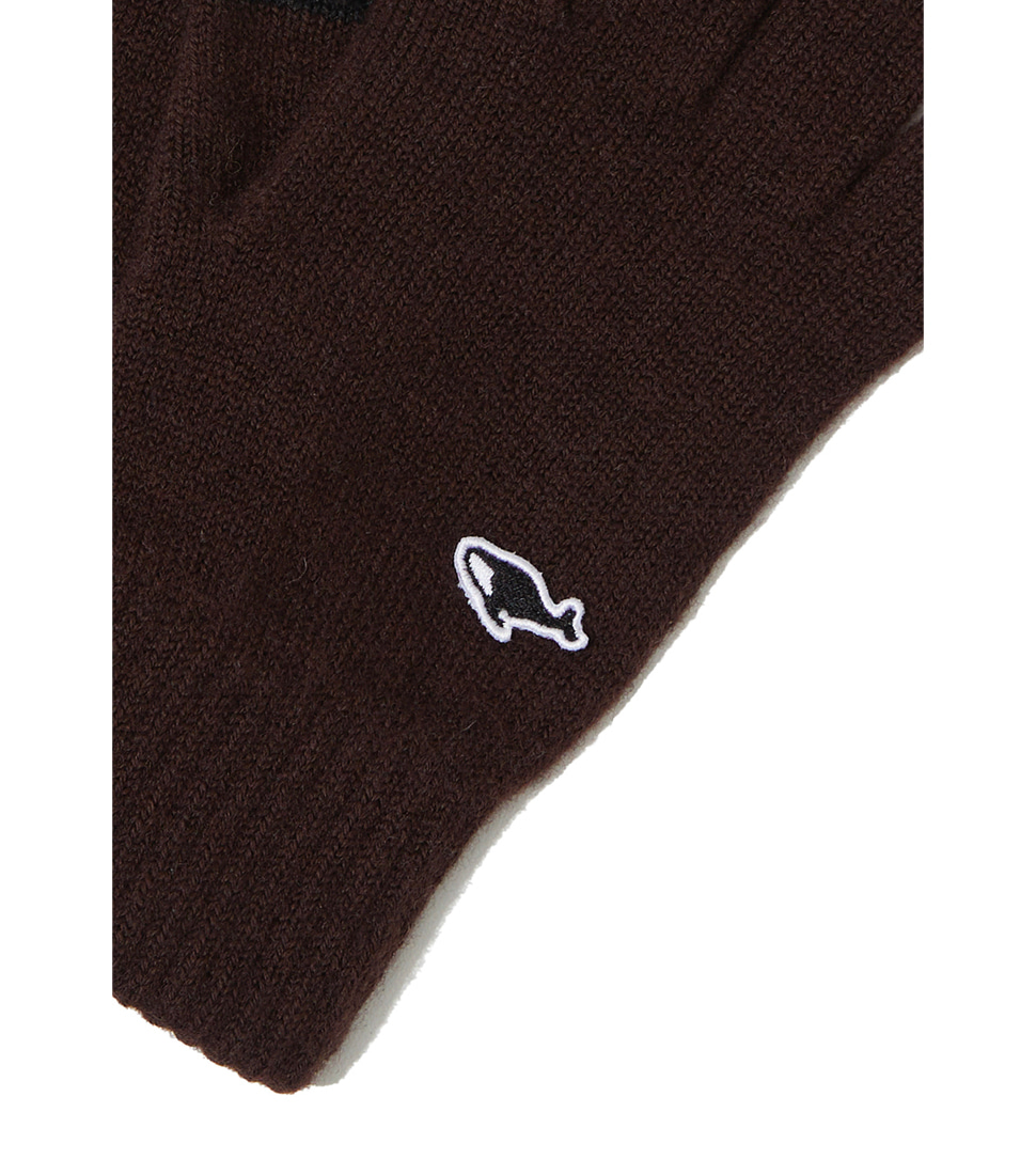 [NEITHERS] BASIC KNITTED GLOVES &#039;BROWN&#039;