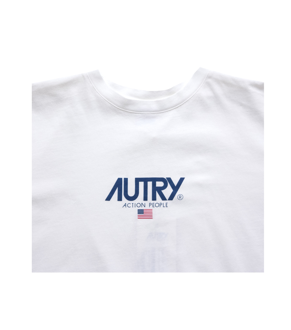 [AUTRY]T-SHIRT ICONIC MAN ACTION 2 &#039;WHITE&#039;