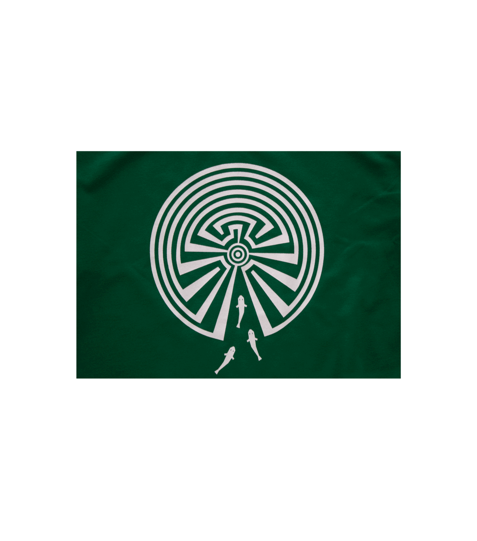 [SOUTH2 WEST8]S/S CREW NECK TEE- MAZE &#039;GREEN’