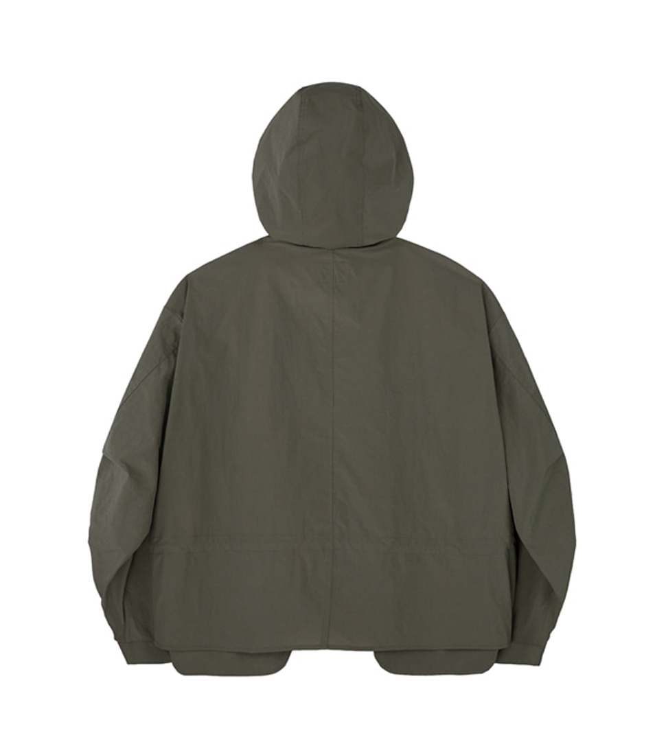 [ART IF ACTS]CROPPED FISHTAIL SHIELD&#039;OLIVE&#039;