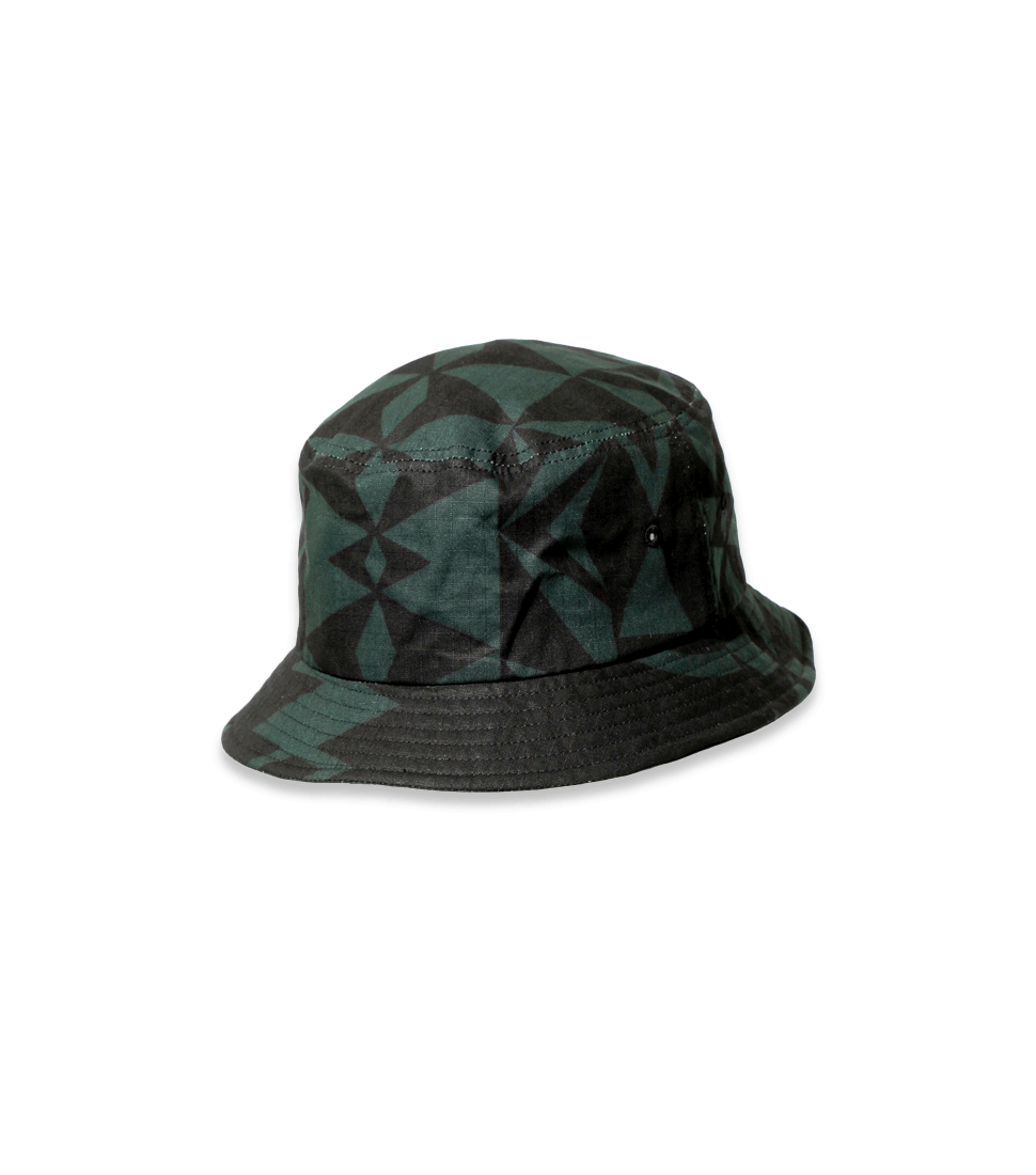 [SOUTH2 WEST8]BUCKET HAT- COTTON RIPSTOP / PRINTED &#039;NATIVE S&amp;T&#039;