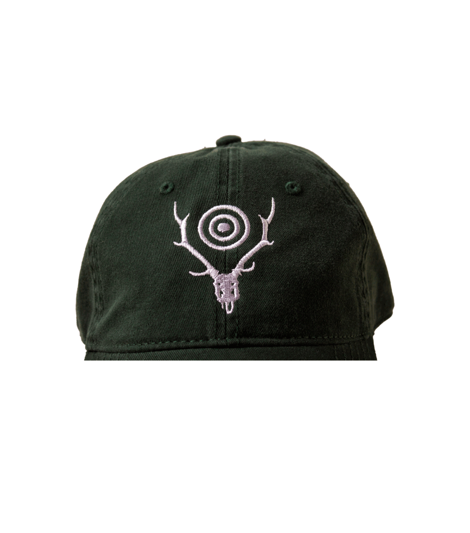 [SOUTH2 WEST8]STRAP BACK CAP - S&amp;T EMB &#039;GREEN’