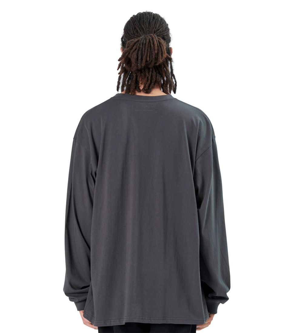 [BROWNYARD] ONE DAY LONG SLEEVE&#039;CHARCOAL’