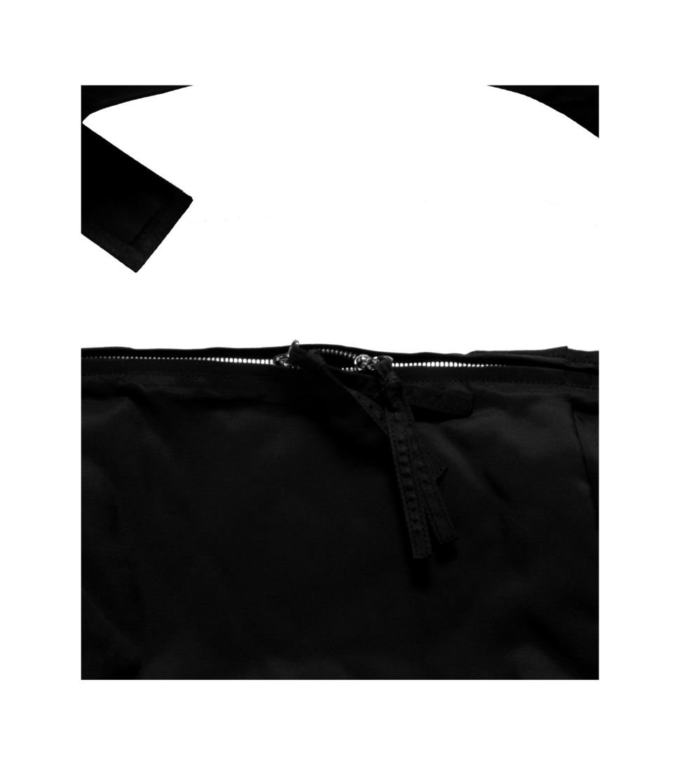 [HGBB STUDIO]LEAF BAG &#039;JET BLACK’