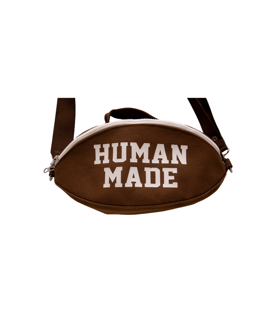 [HUMAN MADE]RUGBY BALL BAG &#039;BROWN&#039;