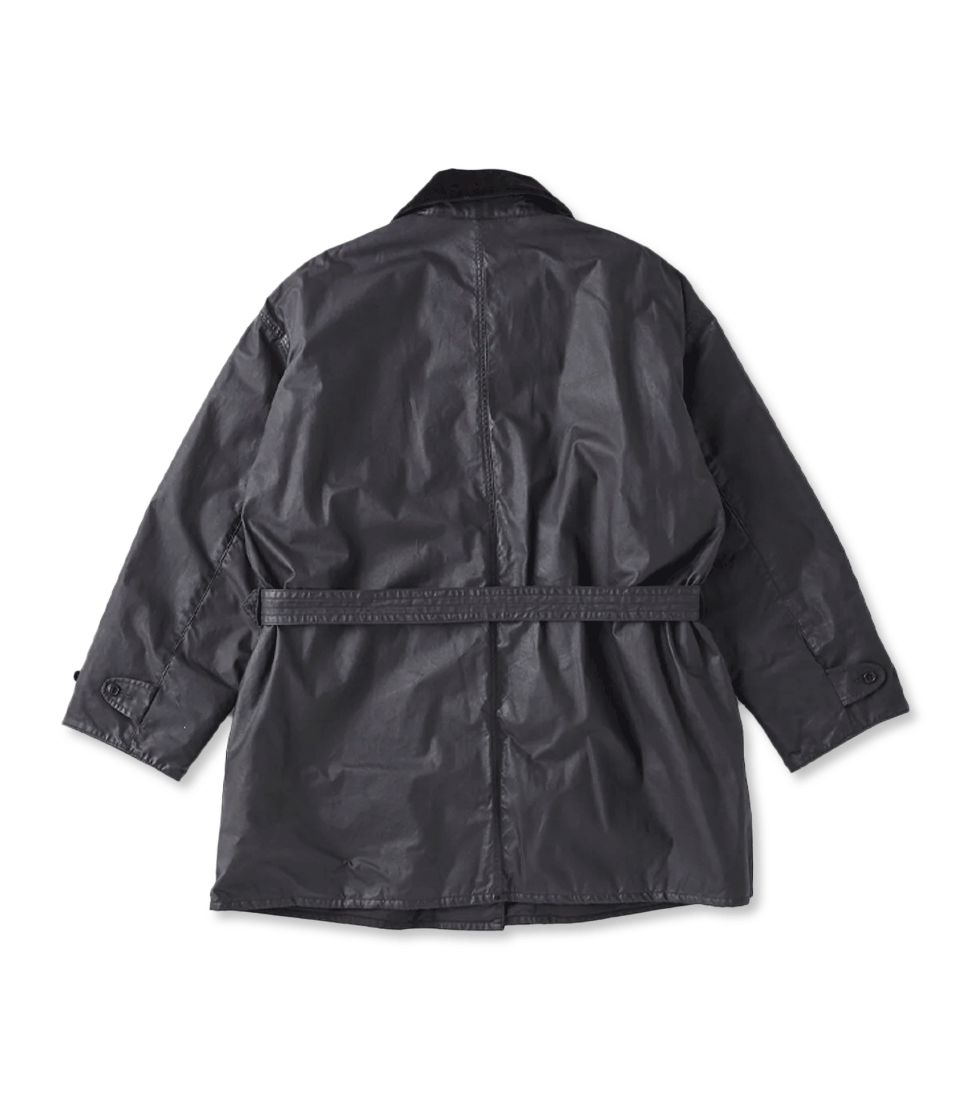 [OLD JOE BRAND]PATINA OILED CLOTH HUSKY COAT&#039;BLACK’