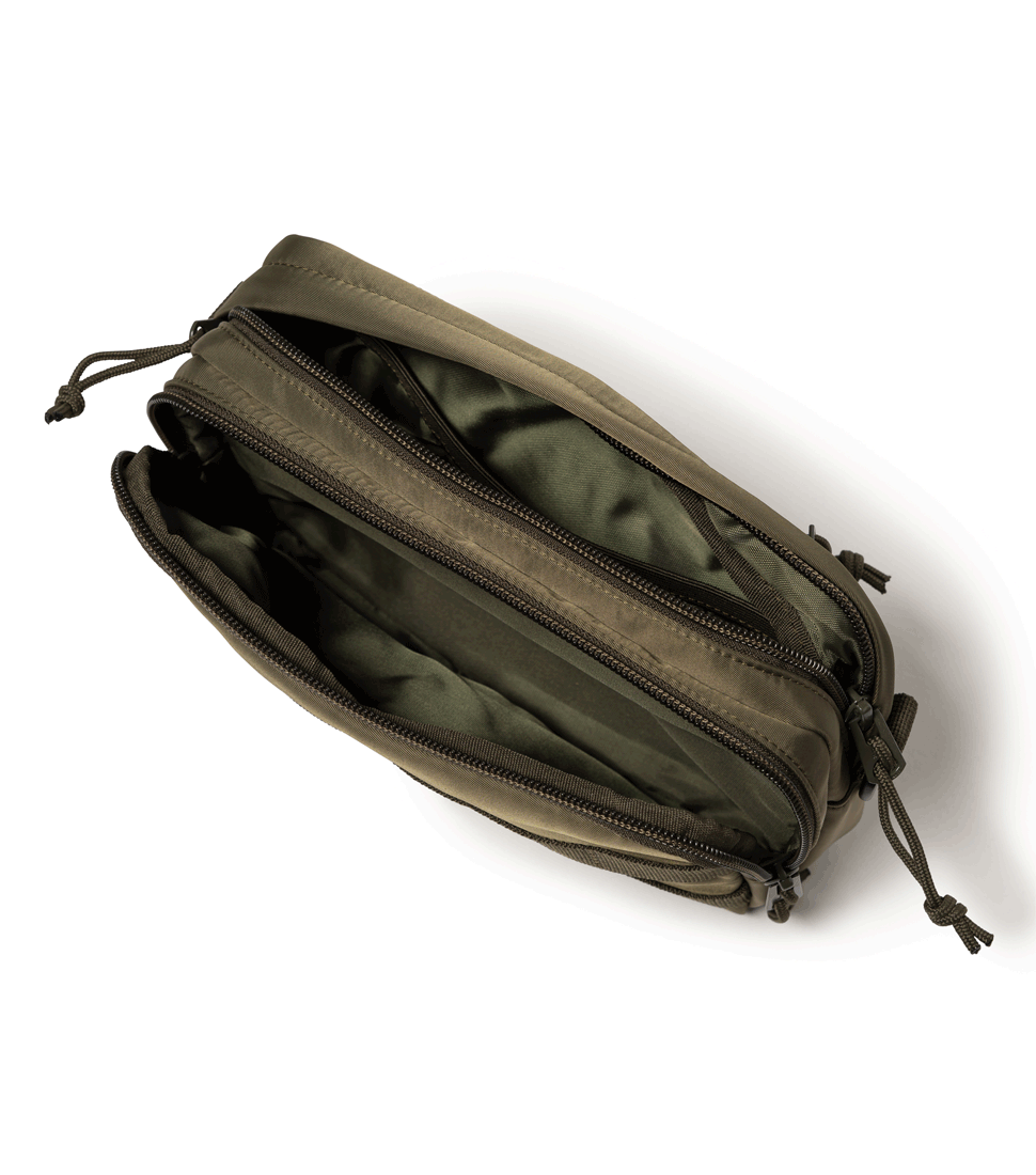 [HUMAN MADE]MILITARY POUCH SMALL &#039;OLIVE DRAB&#039;