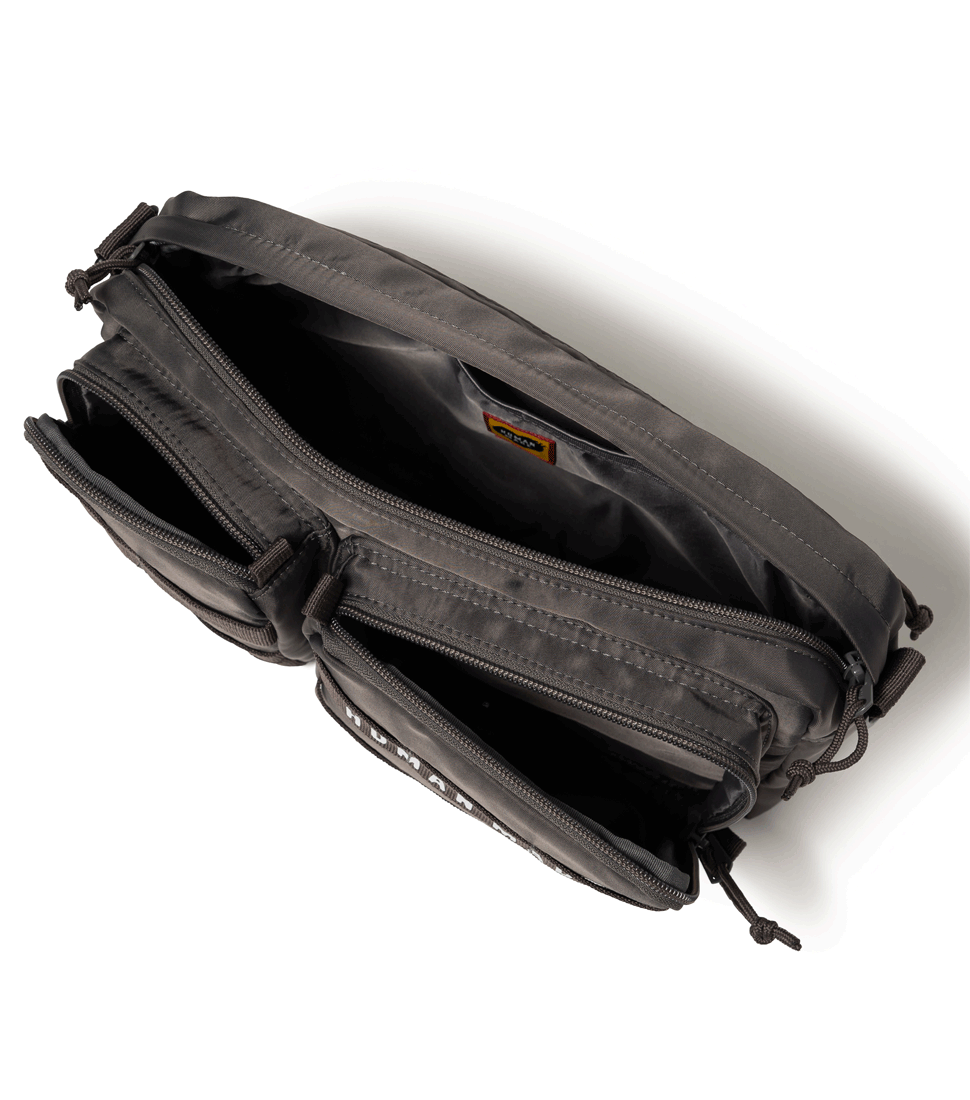 [HUMAN MADE]MILITARY POUCH LARGE &#039;GRAY&#039;