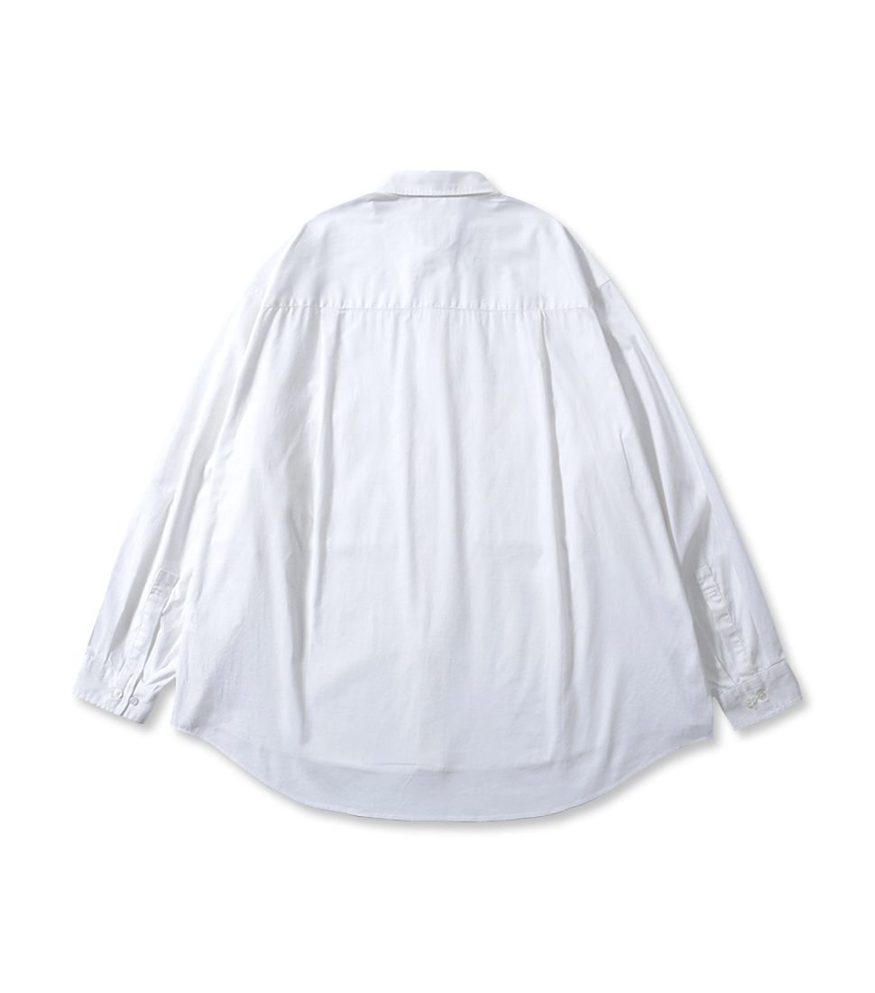 [MOIF] WIDE UTILITY SHIRT &#039;OFF WHITE OXFORD&#039;