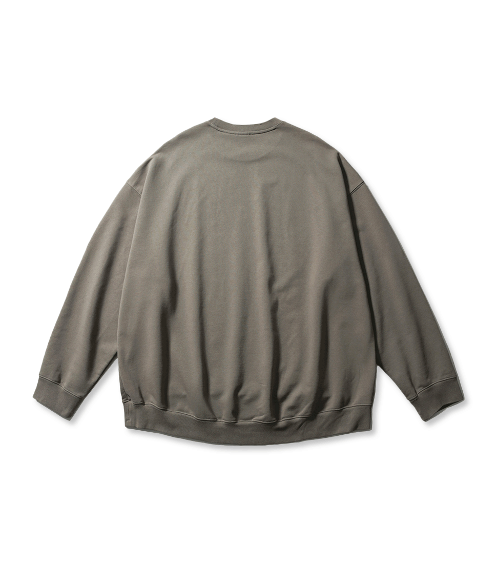 [MOIF]BAGGY SWEAT SHIRT&#039;OLIVE GRAY&#039;