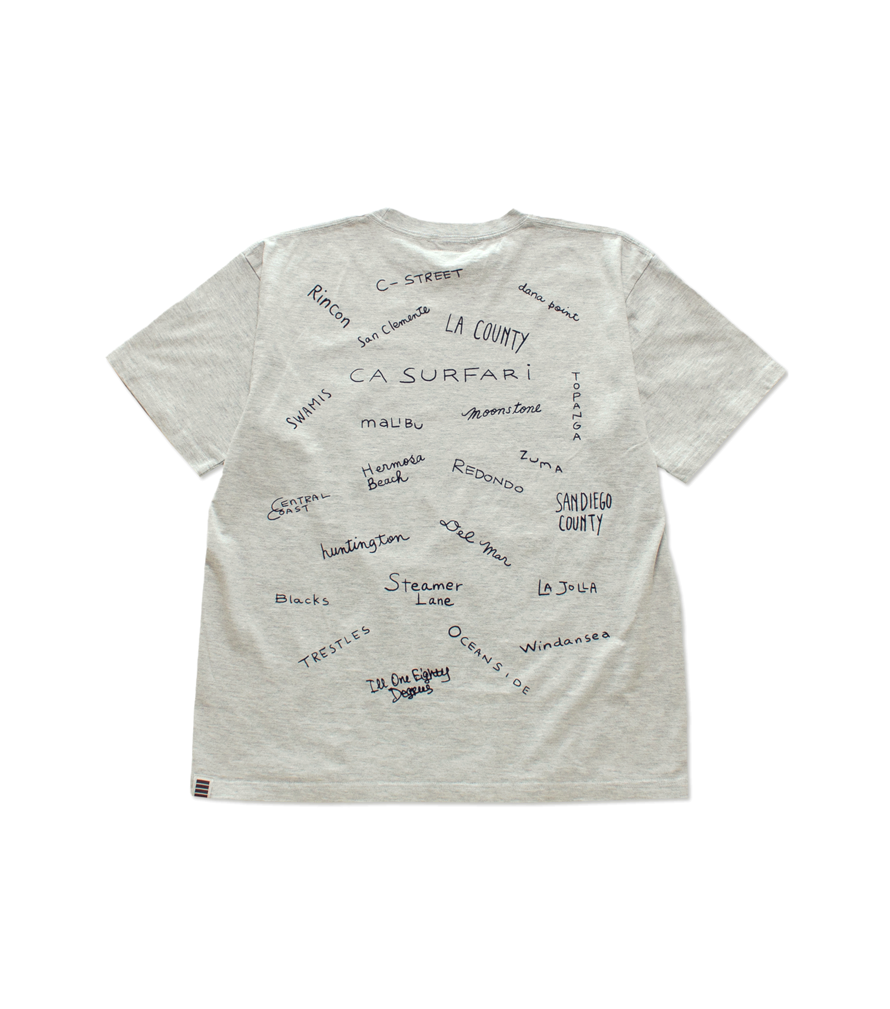 [ILL ONE EIGHTY] &quot;DOODLE&quot; TEE&#039;OATMEAL’