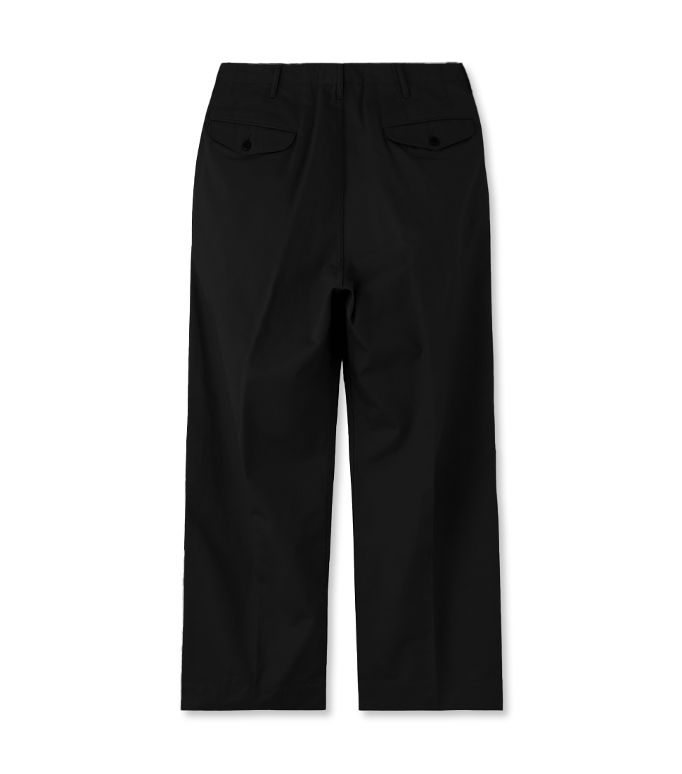 [PHIGVEL]PM-401OFFICER TROUSERS (WIDE) &#039;INK BLACK&#039;