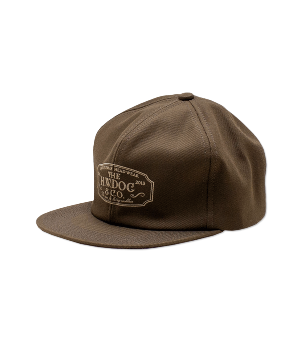 [THE H.W DOG &amp; CO] TRUCKER CAP&#039;BROWN&#039;