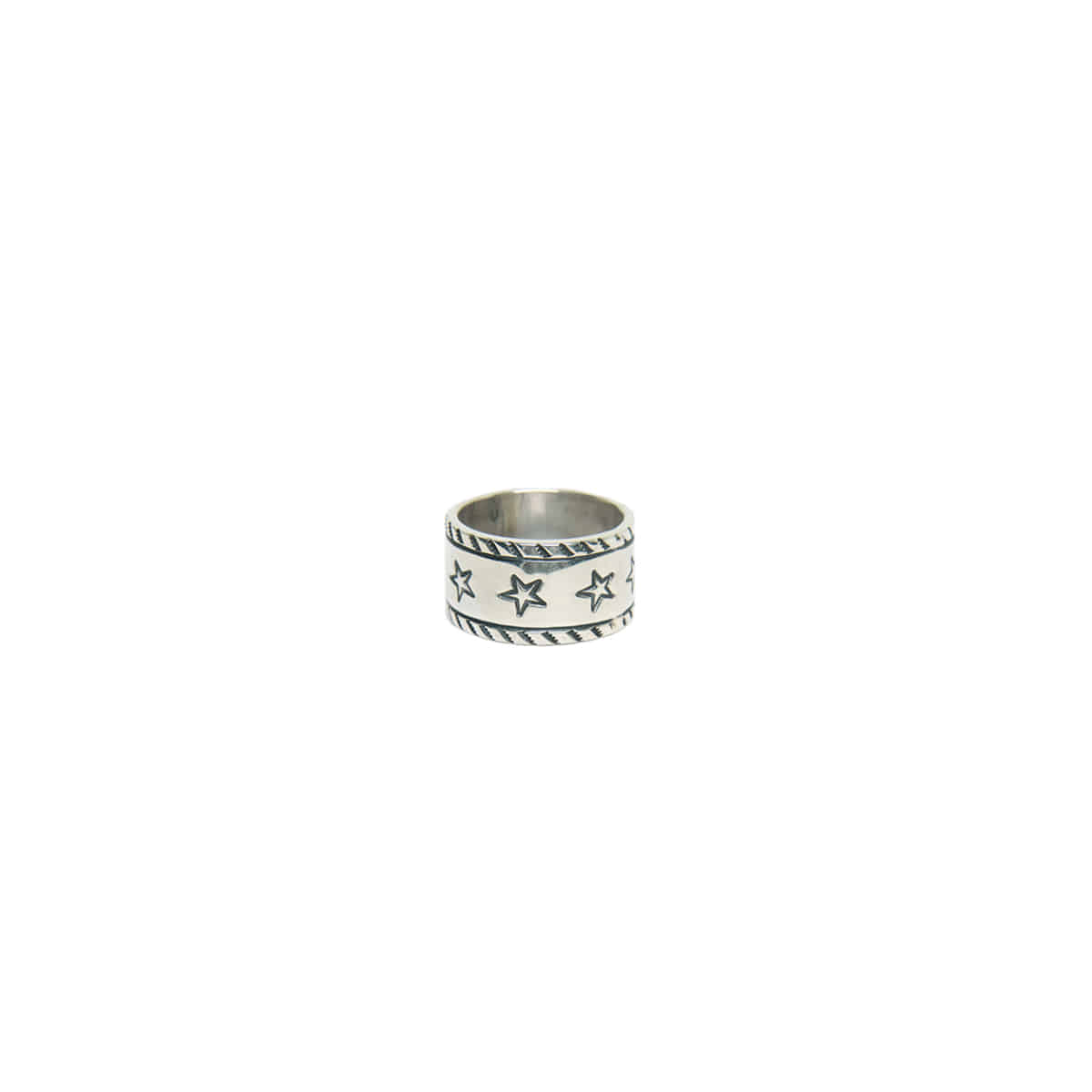[NORTH WORKS] 900 SILVER STAMP RING &#039;W-053&#039;