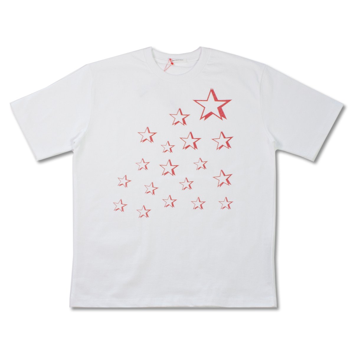 [BIRTHDAYSUIT] STARS T-SHIRT ‘WHITE’