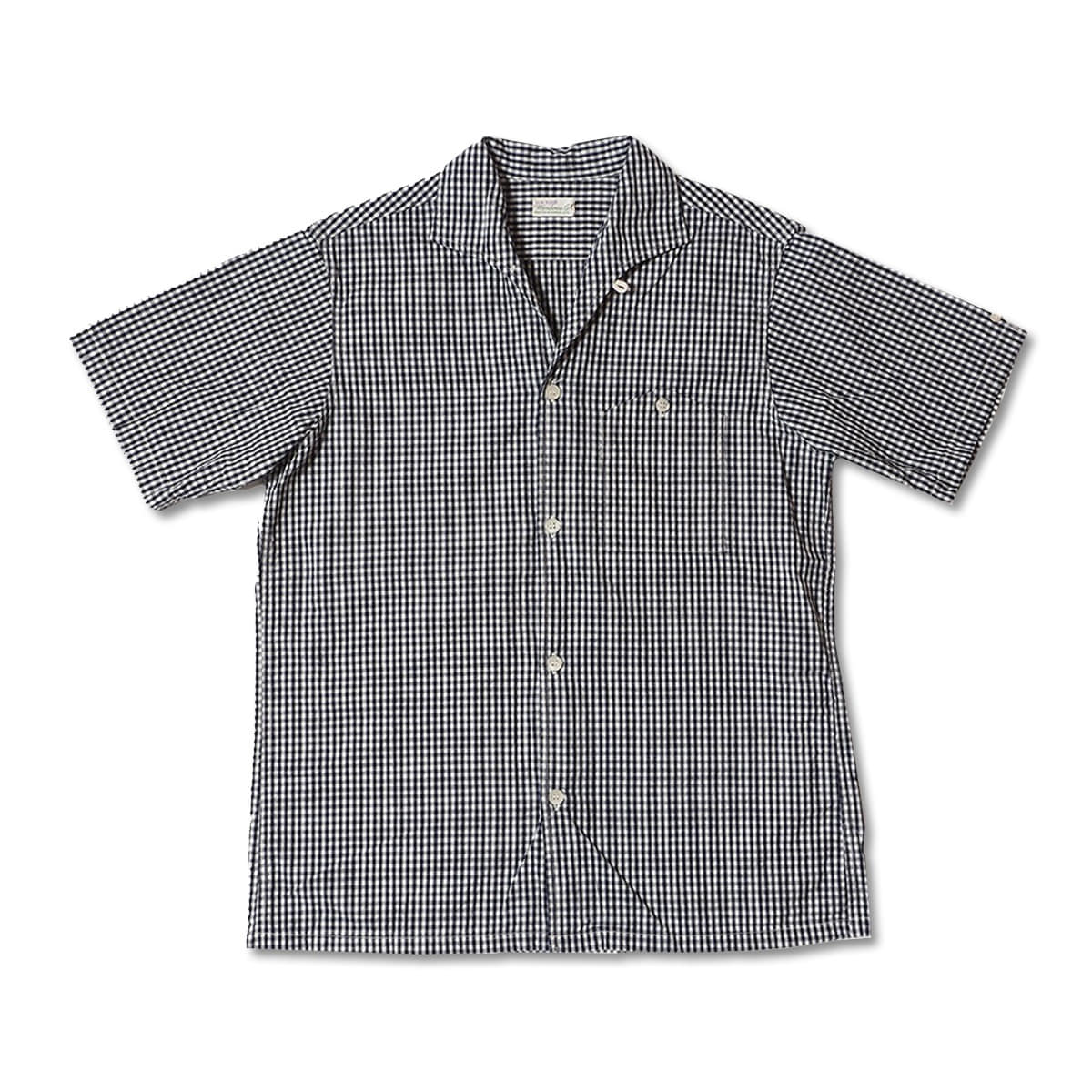 [WAREHOUSE] LOT 3091 S/S OPEN COLLAR SHIRTS &#039;GINGHAM CHECK (SMALL)&#039;