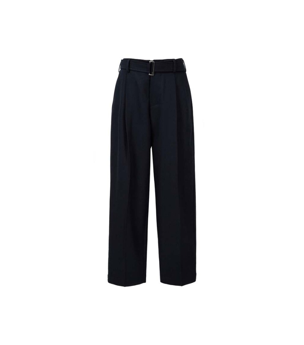 [LE17SEPTEMBRE] BELTED TROUSERS &#039;NAVY&#039;