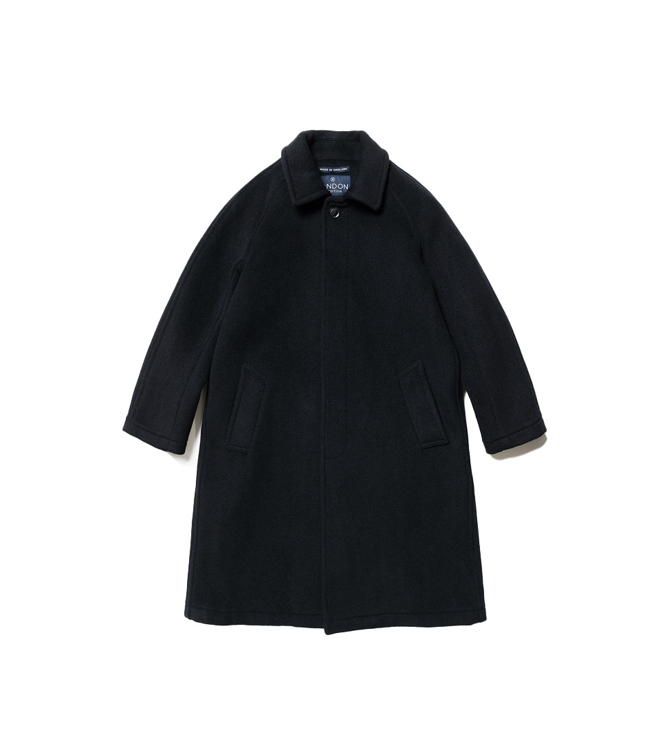 [LONDON TRADITION] MENS R06 FLY FRONT COAT &#039;NAVY SBB&#039;