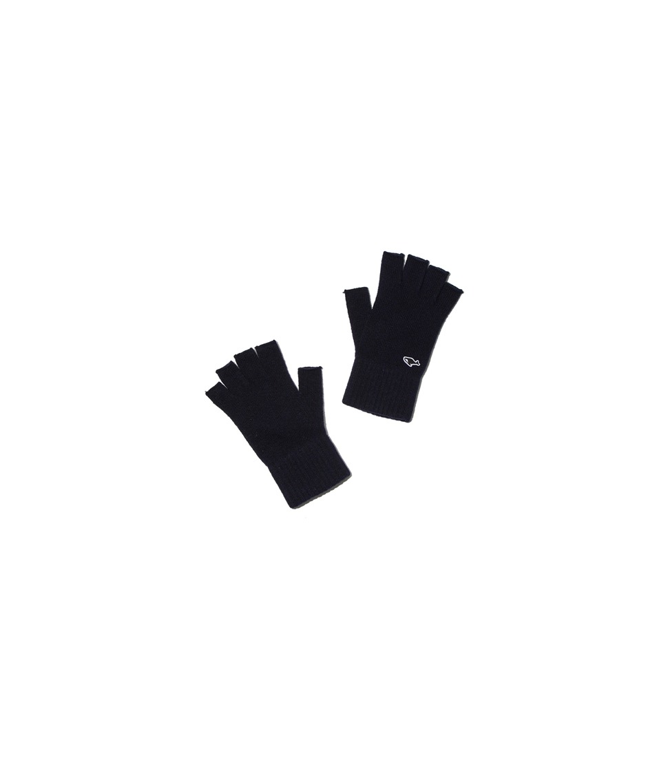 [NEITHERS] BASIC HALF KNITTED GLOVES &#039;NAVY&#039;