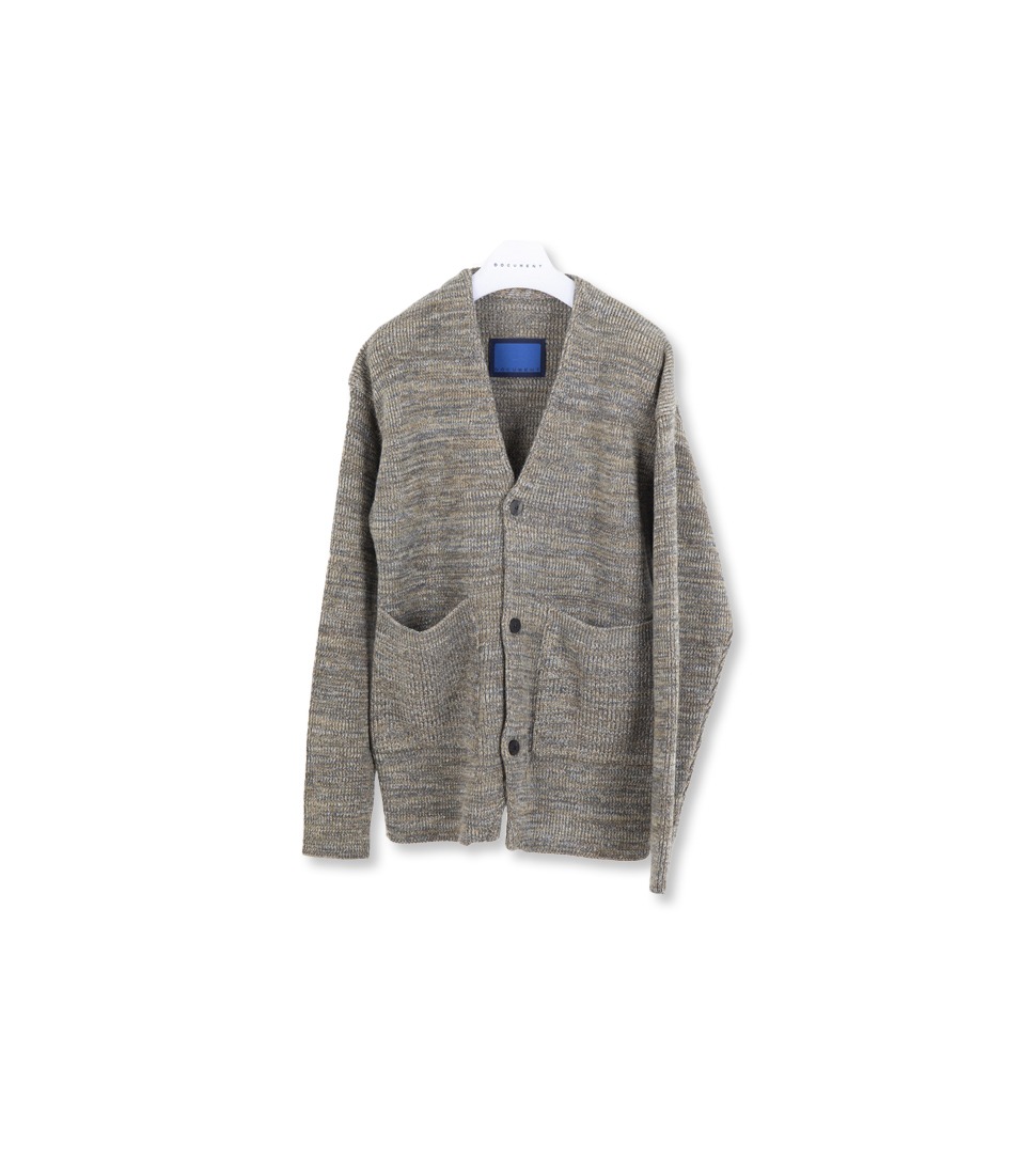 [DOCUMENT]HEAVY WEIGHT V-CARDIGAN &#039;AFTERNOON GREY&#039;