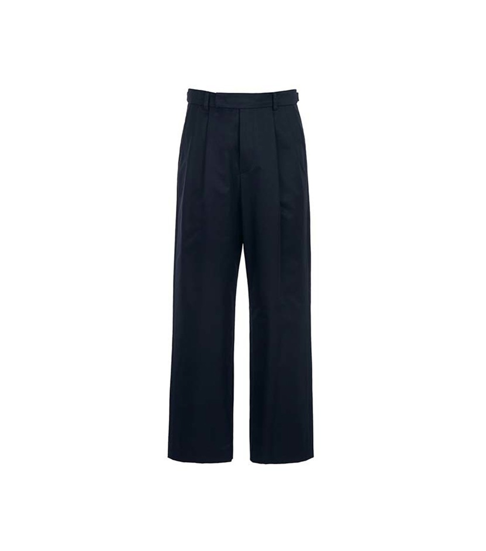 [LE17SEPTEMBRE]CHAMBRAY SIDE ADJUSTABLE TROUSERS &#039;NAVY&#039;