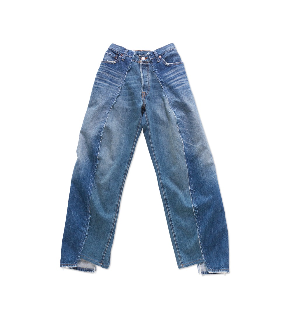 [OLDPARK]BAGGY JEANS &#039;BLUE&#039;