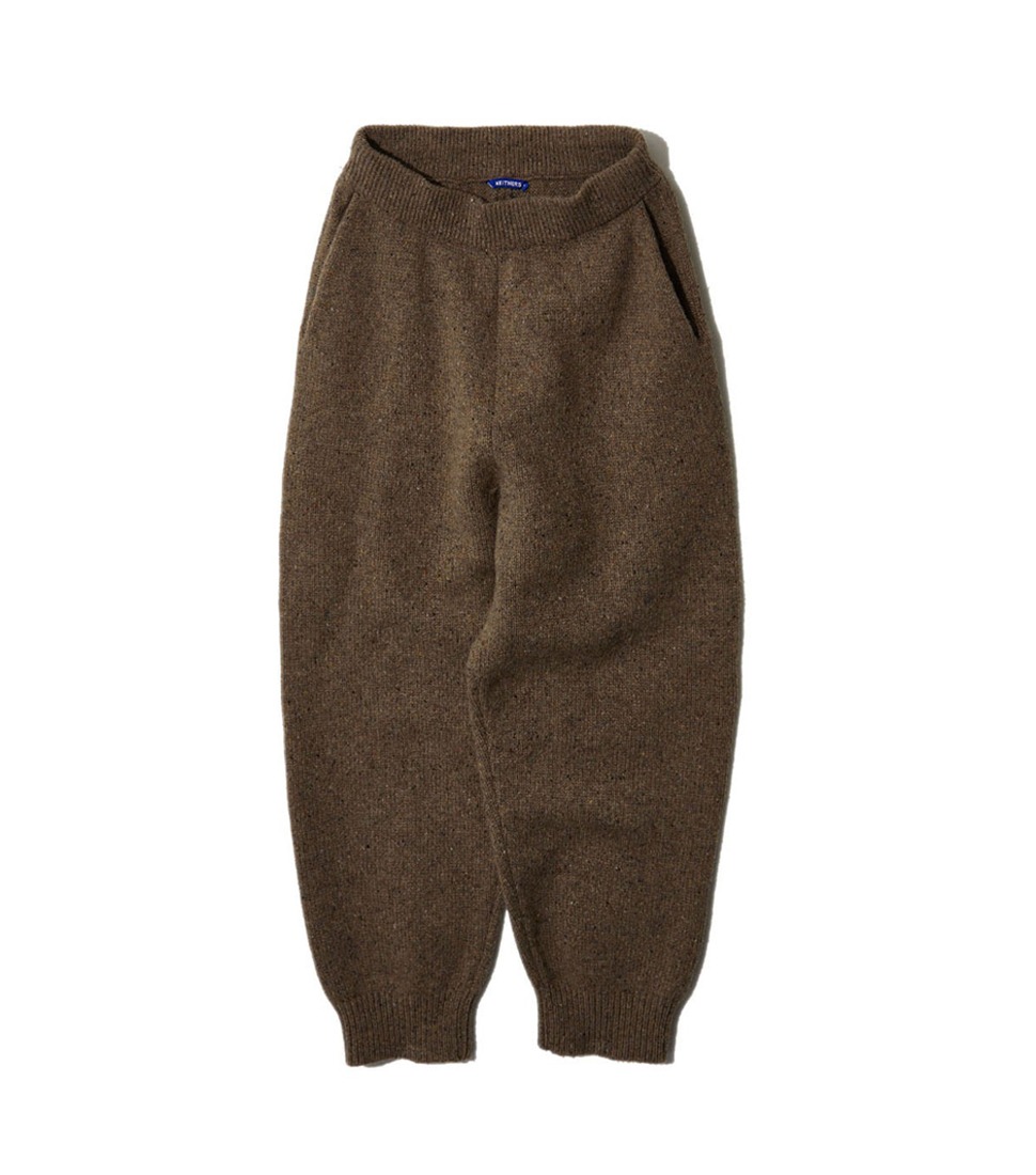 [NEITHERS] OVERSIZED KNITTED PANTS &#039;TAUPE&#039;