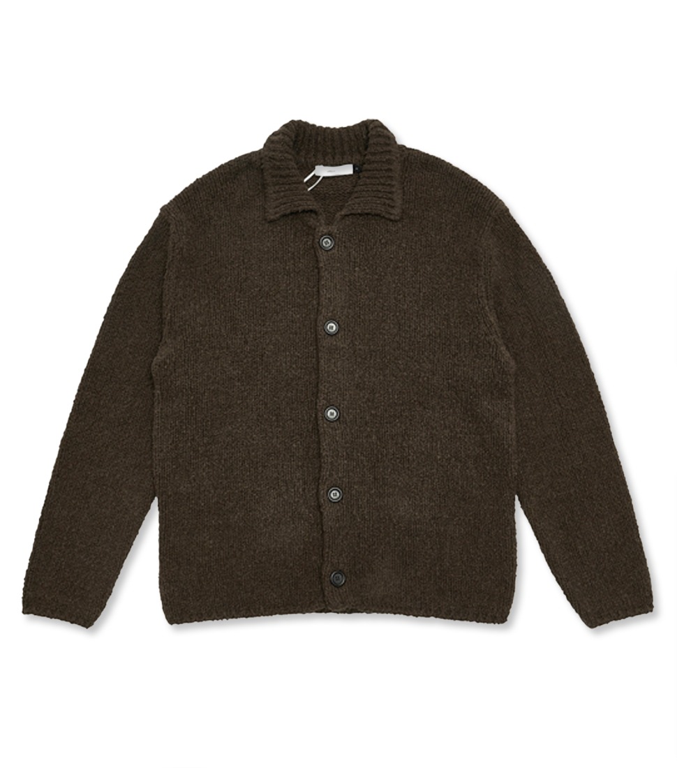 [AMOMENTO] BUTTON UP CARDIGAN&#039;BROWN&#039;