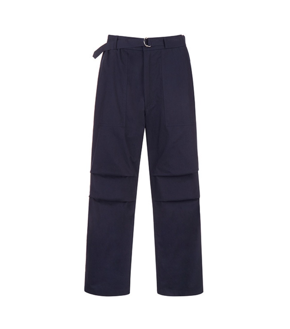 [LE17SEPTEMBRE] BELTED BAND PANTS&#039;NAVY&#039;