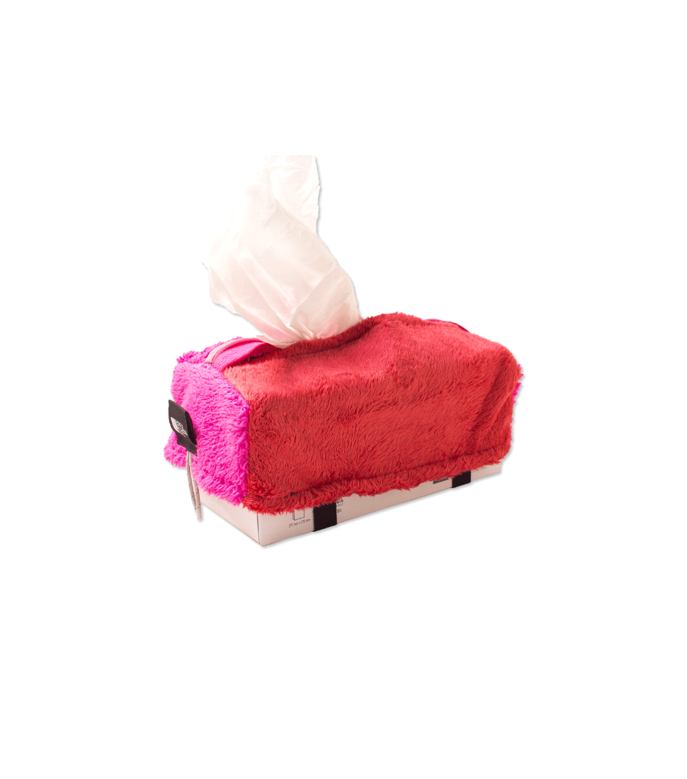 [SECOND LAB] UPCYCLE TISSUE BOX COVER&#039;RED&#039;