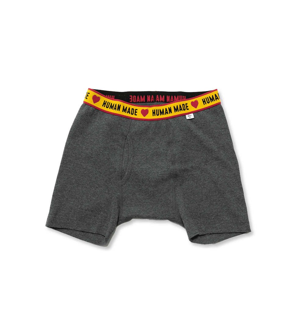 [HUMAN MADE]HM BOXER BRIEF &#039;CHARCOAL&#039;