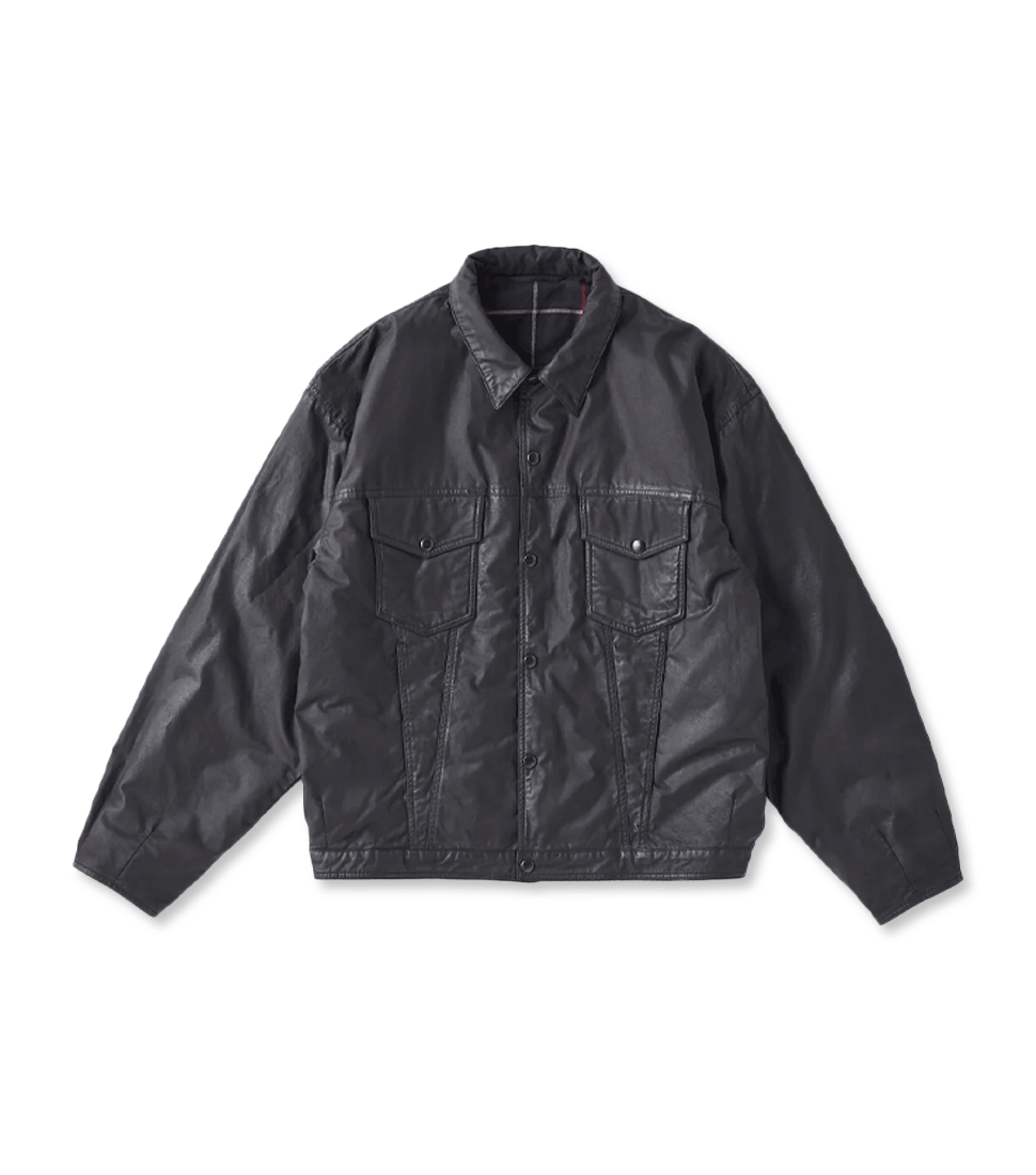 [OLD JOE BRAND]PATINA OILED CLOTH SWANKY JACKET&#039;BLACK’