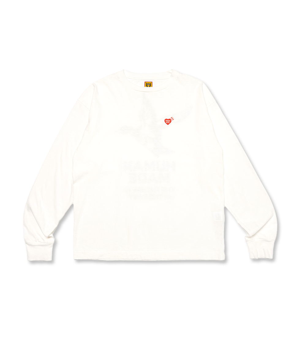 [HUMAN MADE]GRAPHIC L/S T-SHIRT #15 &#039;WHITE&#039;