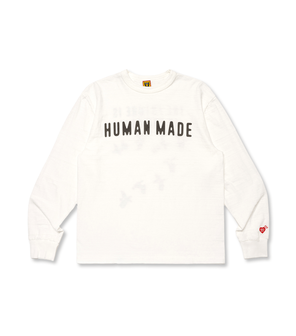 [HUMAN MADE]GRAPHIC L/S T-SHIRT #12 &#039;WHITE&#039;
