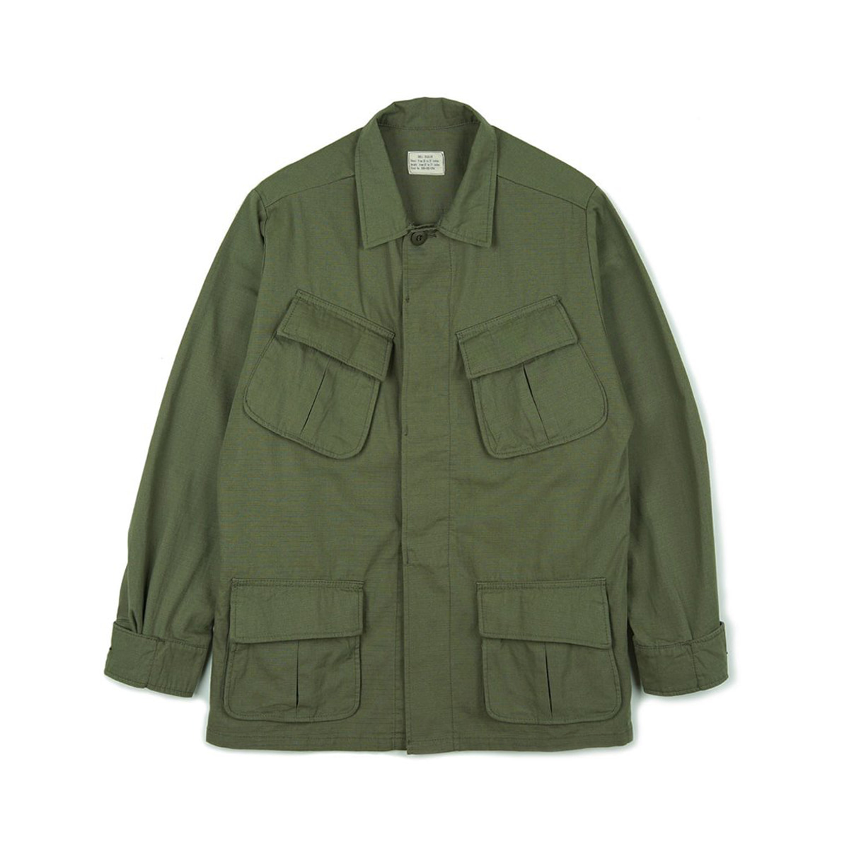 YMCLKY] US JUNGLE FATIGUE JACKET 4TH MODEL 'OLIVE' - RINOSTORE